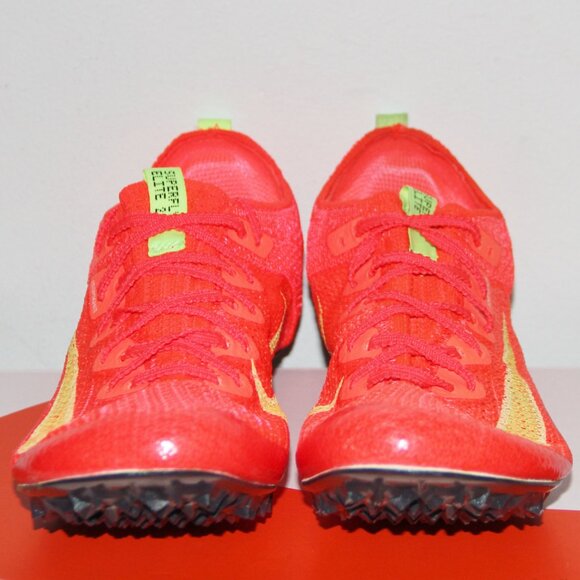 Nike Zoom Superfly Elite 2 Track Men 6 Womens 7.5 Bright Crimson Lime - Picture 4 of 9